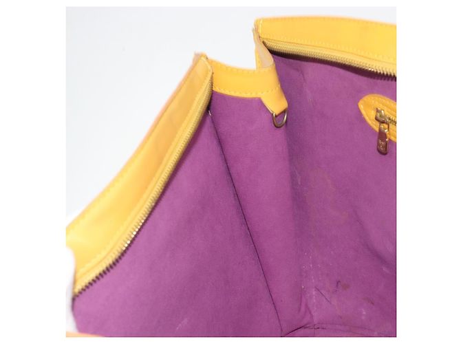 Bolso Shopping LOUIS VUITTON Epi Saint Jacques Yellow M52269 LV Auth ka5781 Amarillo - vista 23