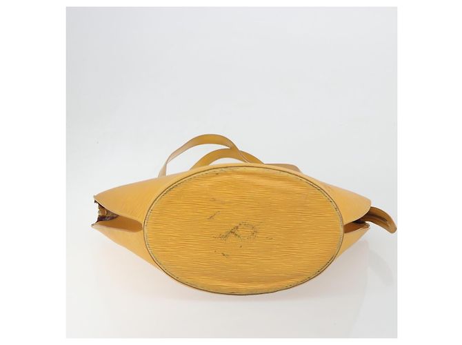 Bolso Shopping LOUIS VUITTON Epi Saint Jacques Yellow M52269 LV Auth ka5781 Amarillo - vista 5