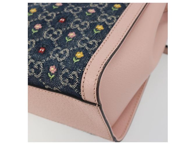 Borsa GUCCI GG Marmont Ofidia Denim 2way Blue 547551 Auth BA14795M - vista 15