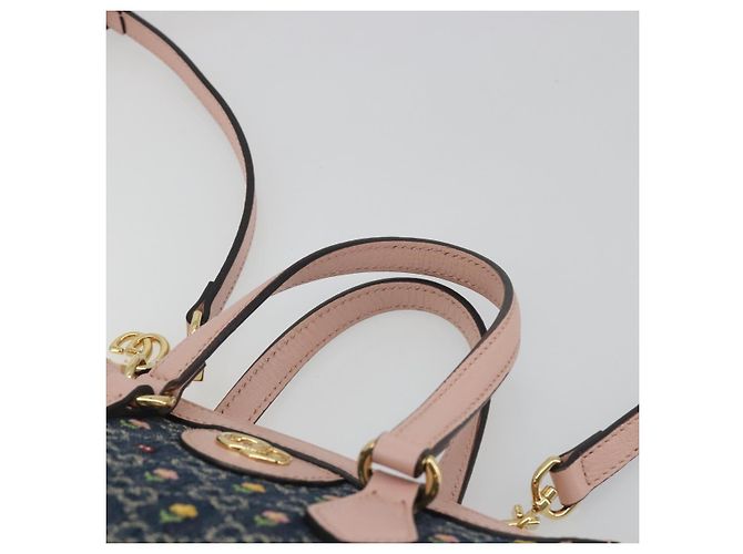 Borsa GUCCI GG Marmont Ofidia Denim 2way Blue 547551 Auth BA14795M - vista 8