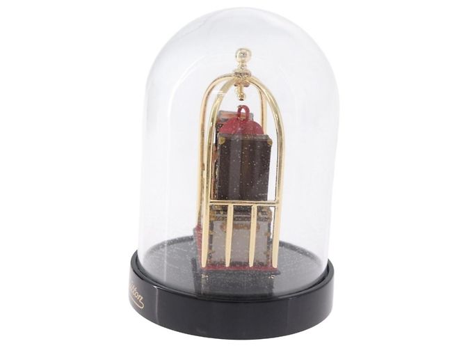 LOUIS VUITTON Trunk Snow Globe Glass Clear LV Auth 196935A - view 4