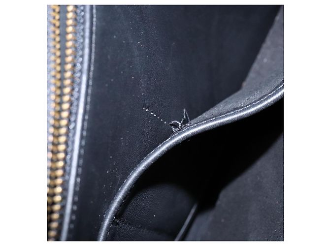 Borsa a tracolla Coach in pelle nera e oro Auth am8902 Nero D'oro - Ansicht 11
