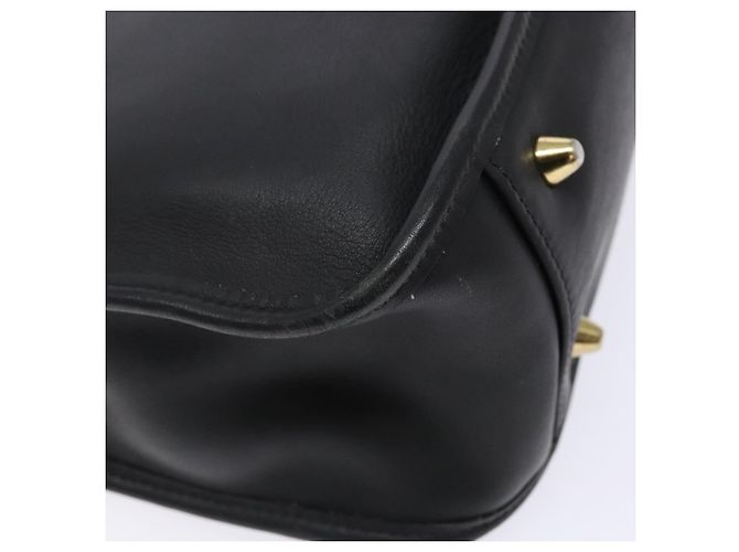 Borsa a tracolla Coach in pelle nera e oro Auth am8902 Nero D'oro - Ansicht 18