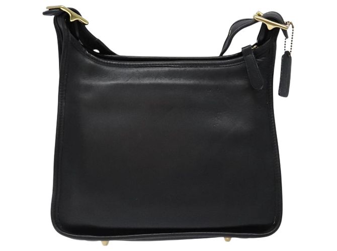 Borsa a tracolla Coach in pelle nera e oro Auth am8902 Nero D'oro - Ansicht 2