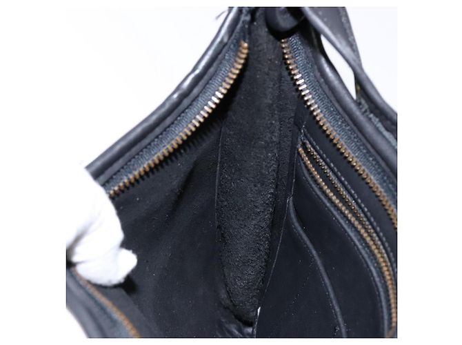Borsa a tracolla Coach in pelle nera e oro Auth am8902 Nero D'oro - Ansicht 21