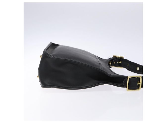 Borsa a tracolla Coach in pelle nera e oro Auth am8902 Nero D'oro - Ansicht 3