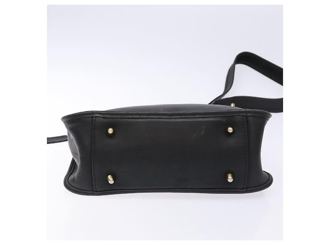 Borsa a tracolla Coach in pelle nera e oro Auth am8902 Nero D'oro - Ansicht 5