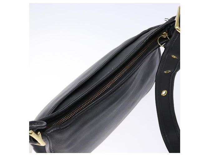 Borsa a tracolla Coach in pelle nera e oro Auth am8902 Nero D'oro - Ansicht 6