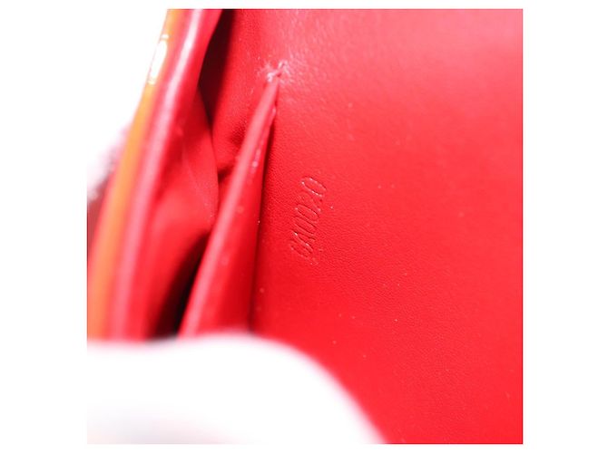LOUIS VUITTON Monogram Vernis Thompson Street Bag Red Rouge M91094 Auth 197460 Rosso - vista 12