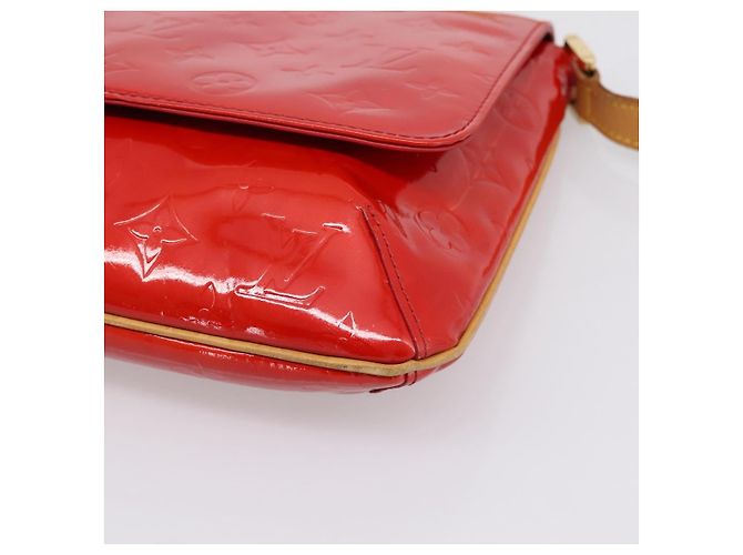 LOUIS VUITTON Monogram Vernis Thompson Street Bag Red Rouge M91094 Auth 197460 Rosso - vista 15