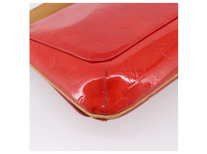 LOUIS VUITTON Monogram Vernis Thompson Street Bag Red Rouge M91094 Auth 197460 Rosso - vista 18