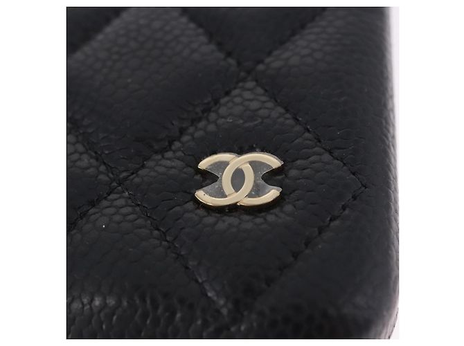 Capa iPhone11 CHANEL em couro Caviar Preto CC Auth BA15247V - vista 12
