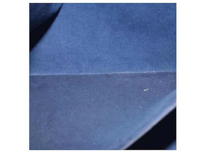 LOUIS VUITTON Borsa Pochette Jules GM Pelle Taurillon Navy M68235 Auth 196665A Blu navy - vista 11