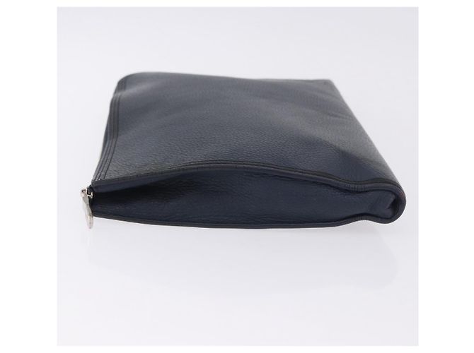 LOUIS VUITTON Borsa Pochette Jules GM Pelle Taurillon Navy M68235 Auth 196665A Blu navy - vista 4