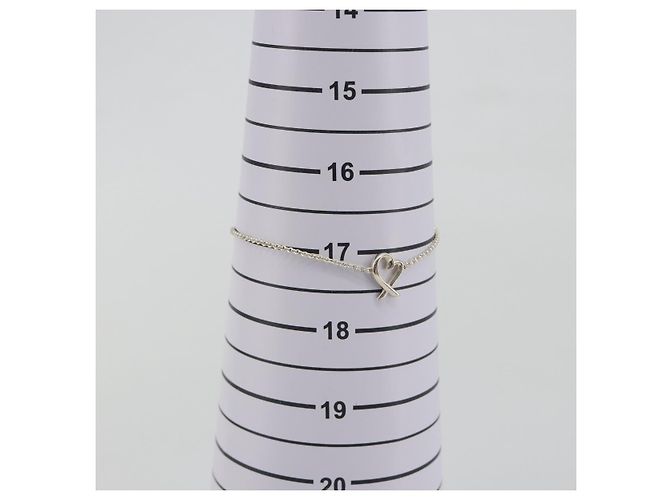 Autre Marque Bracciale TIFFANY&Co. Loving Heart Ag925 Silver Auth am12320M Argento - vista 15