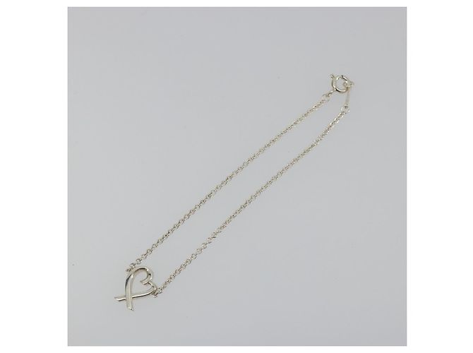 Autre Marque Bracciale TIFFANY&Co. Loving Heart Ag925 Silver Auth am12320M Argento - vista 2