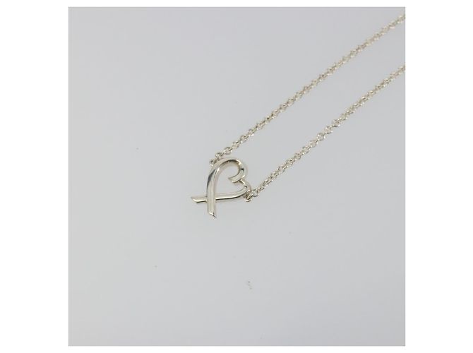 Autre Marque Bracciale TIFFANY&Co. Loving Heart Ag925 Silver Auth am12320M Argento - vista 3