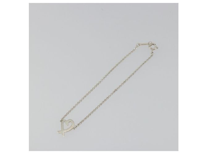 Autre Marque Bracciale TIFFANY&Co. Loving Heart Ag925 Silver Auth am12320M Argento - vista 7