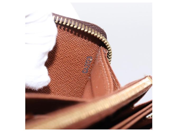 LOUIS VUITTON Monogram Zippy Wallet Long Wallet M42616 LV Auth 198765 Monogramma - vista 12