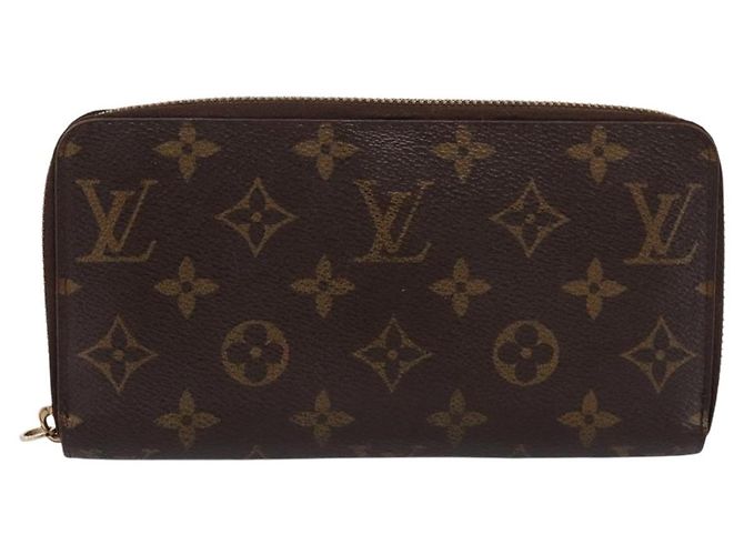 LOUIS VUITTON Monogram Zippy Wallet Long Wallet M42616 LV Auth 198765 Monogramma - vista 13