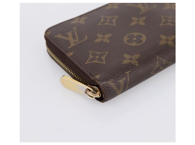 LOUIS VUITTON Monogram Zippy Wallet Long Wallet M42616 LV Auth 198765 Monogramma - vista 14