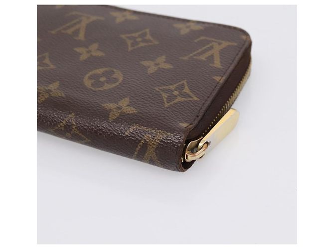 LOUIS VUITTON Monogram Zippy Wallet Long Wallet M42616 LV Auth 198765 Monogramma - vista 15