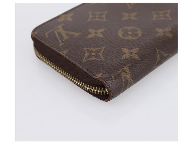 LOUIS VUITTON Monogram Zippy Wallet Long Wallet M42616 LV Auth 198765 Monogramma - vista 16