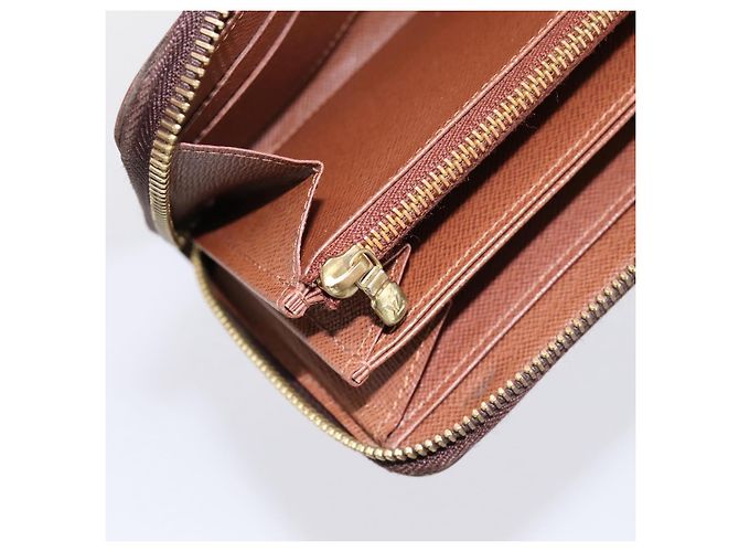 LOUIS VUITTON Monogram Zippy Wallet Long Wallet M42616 LV Auth 198765 Monogramma - vista 19