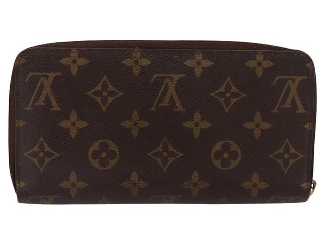 LOUIS VUITTON Monogram Zippy Wallet Long Wallet M42616 LV Auth 198765 Monogramma - vista 2