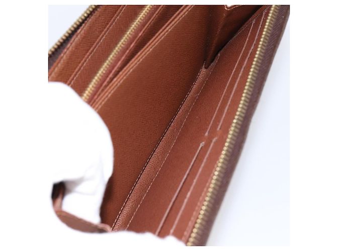 LOUIS VUITTON Monogram Zippy Wallet Long Wallet M42616 LV Auth 198765 Monogramma - vista 22