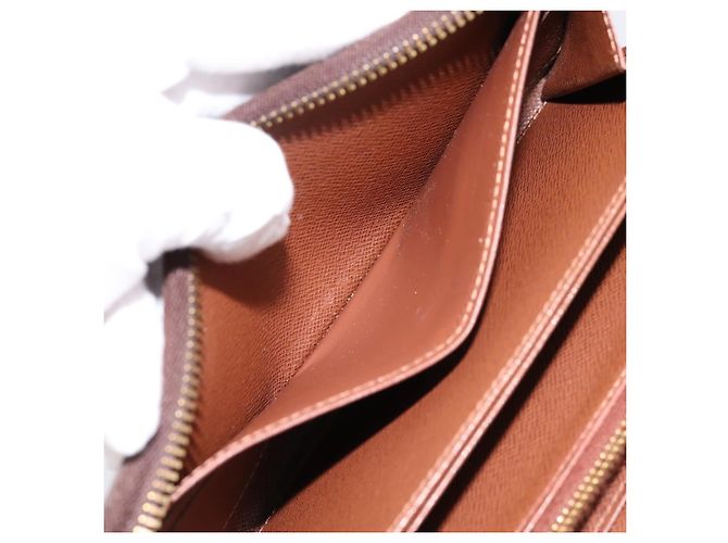 LOUIS VUITTON Monogram Zippy Wallet Long Wallet M42616 LV Auth 198765 Monogramma - vista 23