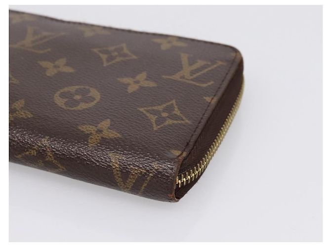 LOUIS VUITTON Monogram Zippy Wallet Long Wallet M42616 LV Auth 198765 Monogramma - vista 7