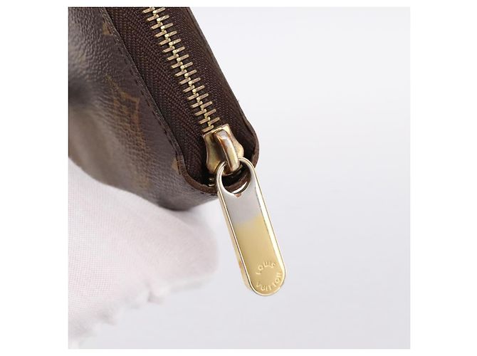 LOUIS VUITTON Monogram Zippy Wallet Long Wallet M42616 LV Auth 198765 Monogramma - vista 8