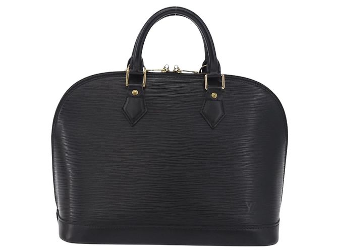 LOUIS VUITTON Epi Alma Hand Bag Noir Black M52142 LV Auth 198747V Nero - vista 13