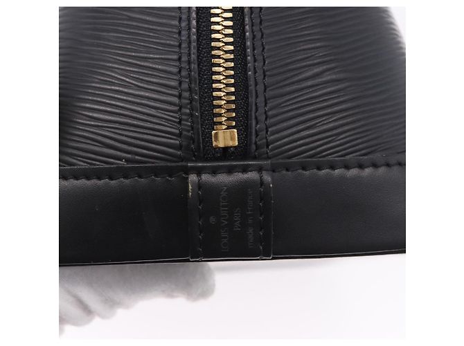 LOUIS VUITTON Epi Alma Hand Bag Noir Black M52142 LV Auth 198747V Nero - vista 17