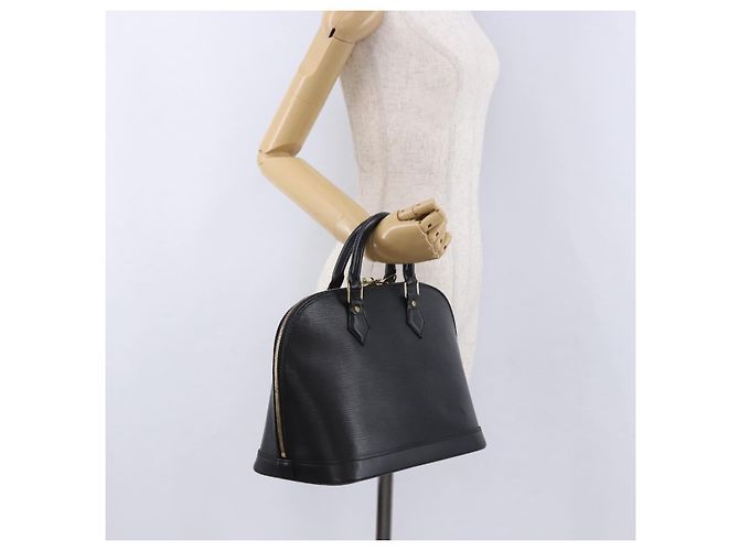LOUIS VUITTON Epi Alma Hand Bag Noir Black M52142 LV Auth 198747V Nero - vista 22