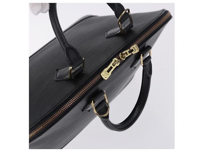 LOUIS VUITTON Epi Alma Hand Bag Noir Black M52142 LV Auth 198747V Nero - vista 6