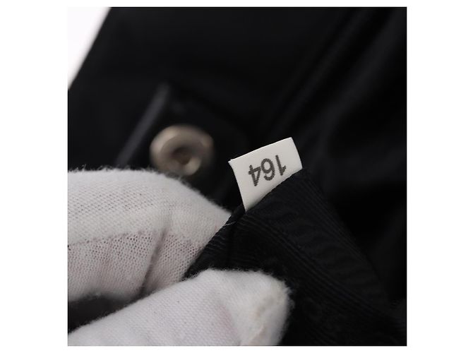PRADA Tote Bag Nylon Schwarz Silber Auth am12430V - Ansicht 12
