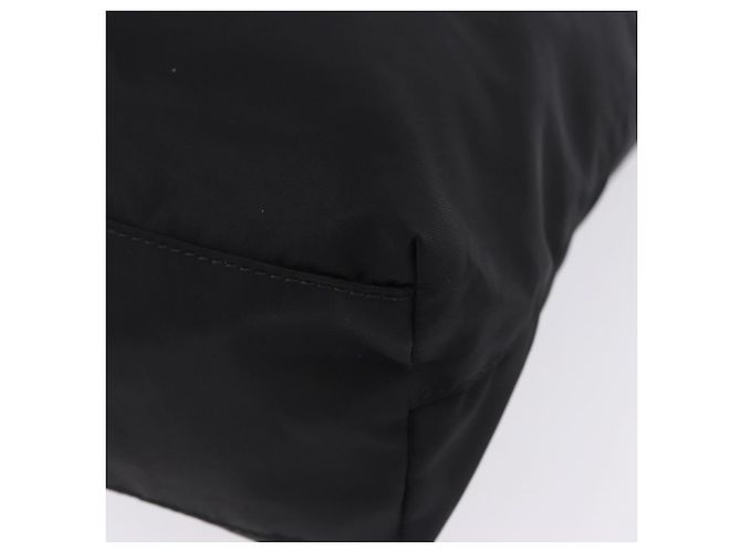 PRADA Tote Bag Nylon Schwarz Silber Auth am12430V - Ansicht 14