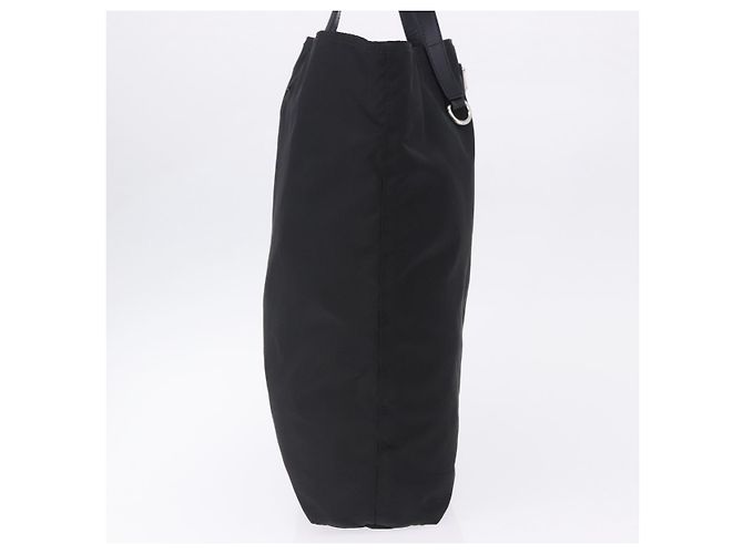 PRADA Tote Bag Nylon Schwarz Silber Auth am12430V - Ansicht 4