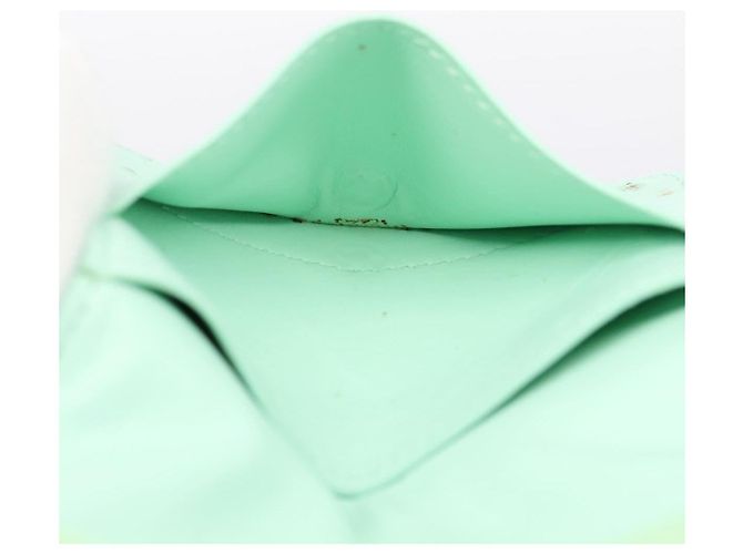 LOUIS VUITTON Monogram Vernis Ludlow Coin Purse Peppermint M91321 Auth BA15263 Verde - vista 17