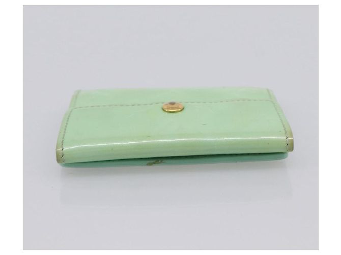 LOUIS VUITTON Monogram Vernis Ludlow Coin Purse Peppermint M91321 Auth BA15263 Verde - vista 5