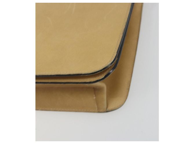 Borsa a tracolla CHANEL Matelasse con catena in pelle Beige Gold CC Auth ka5721 D'oro - vista 10
