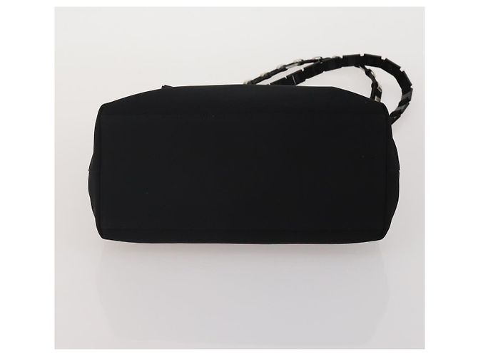 Salvatore Ferragamo Schultertasche Canvas 2 Set Schwarz Braun Auth bs36793 - Ansicht 7