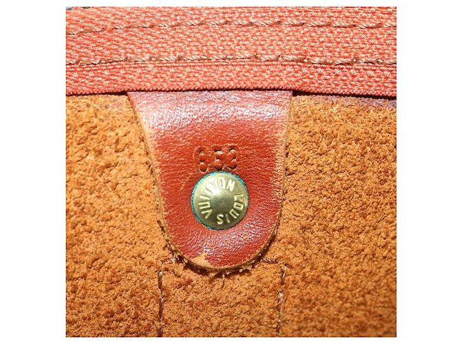 LOUIS VUITTON Epi Keepall 55 Boston Bag Vintage Brown M42958 LV Auth 193099 Castaño - vista 11