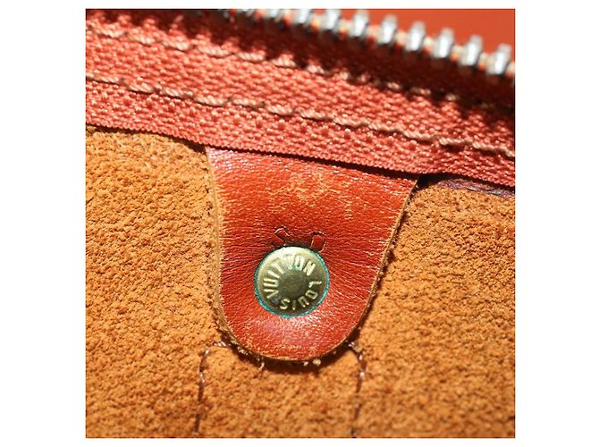 LOUIS VUITTON Epi Keepall 55 Boston Bag Vintage Brown M42958 LV Auth 193099 Castaño - vista 12