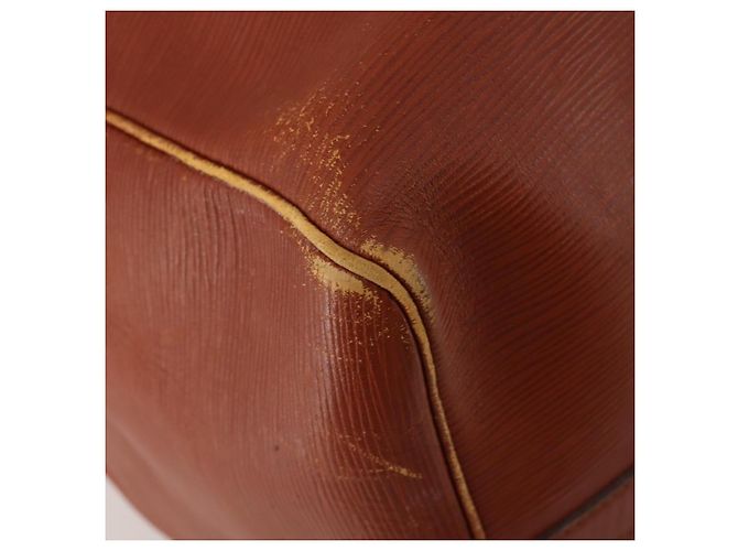 LOUIS VUITTON Epi Keepall 55 Boston Bag Vintage Brown M42958 LV Auth 193099 Castaño - vista 14