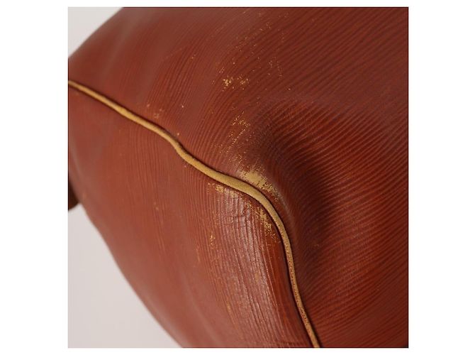 LOUIS VUITTON Epi Keepall 55 Boston Bag Vintage Brown M42958 LV Auth 193099 Castaño - vista 16