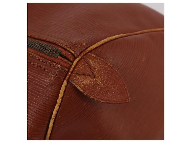 LOUIS VUITTON Epi Keepall 55 Boston Bag Vintage Brown M42958 LV Auth 193099 Castaño - vista 18