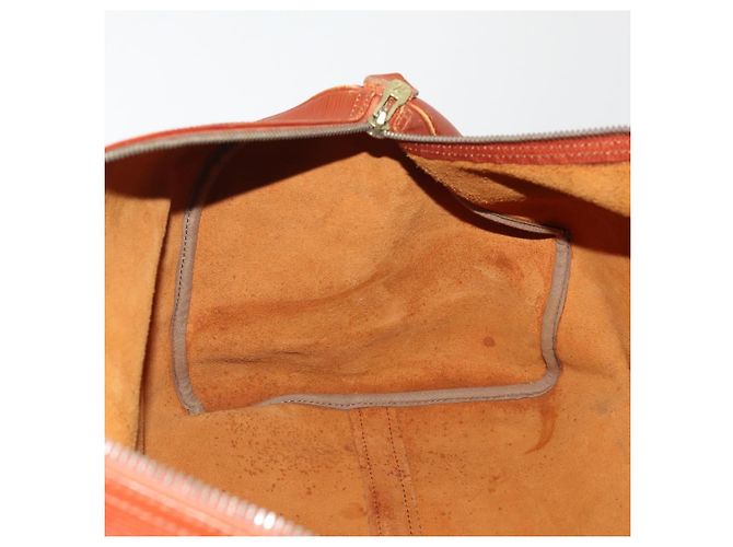LOUIS VUITTON Epi Keepall 55 Boston Bag Vintage Brown M42958 LV Auth 193099 Castaño - vista 21